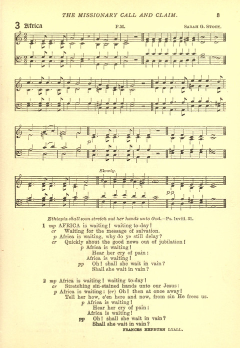 The Church Missionary Hymn Book page 3