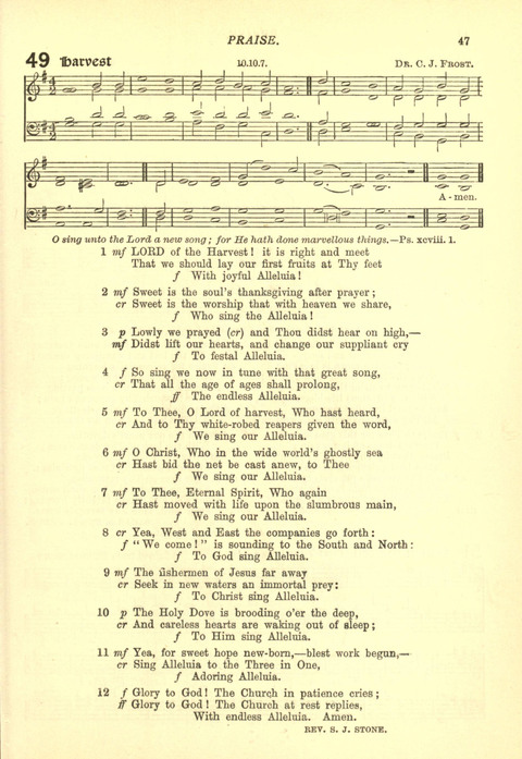 The Church Missionary Hymn Book page 45