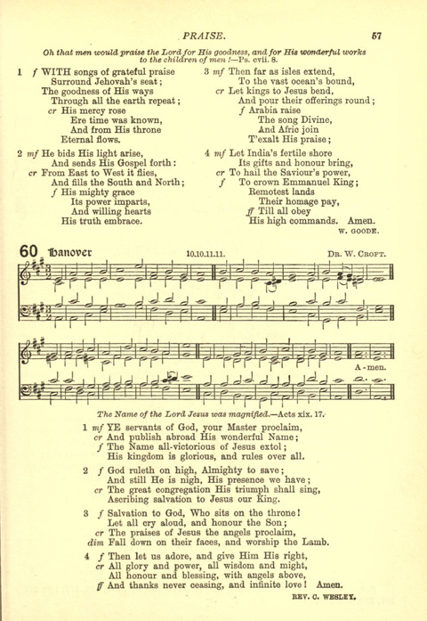 The Church Missionary Hymn Book page 55