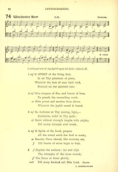 The Church Missionary Hymn Book page 68