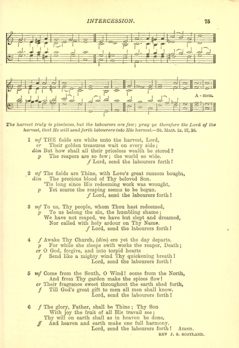 The Church Missionary Hymn Book page 73