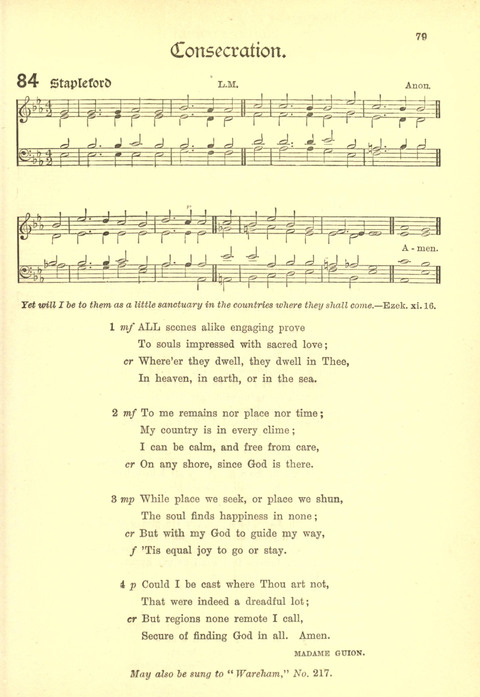 The Church Missionary Hymn Book page 77