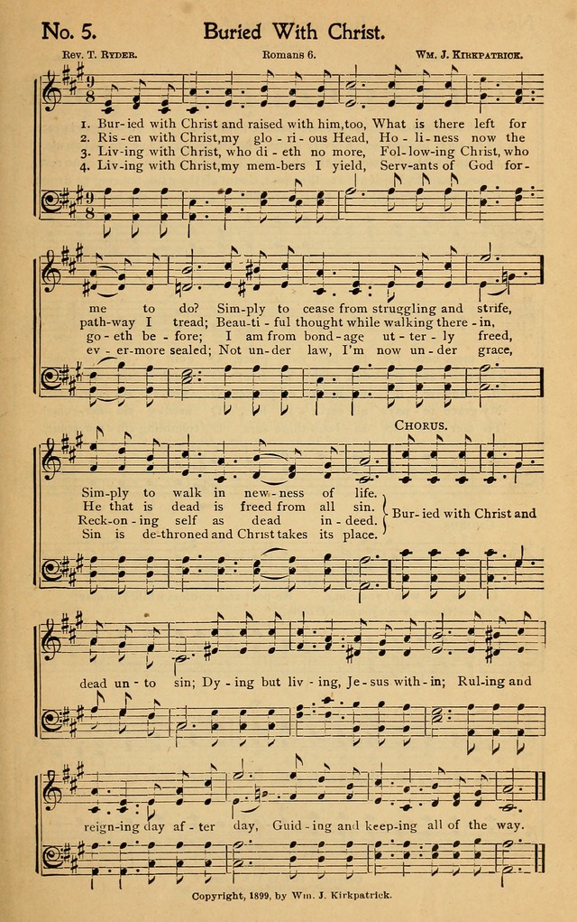 Christian Melodies: the new song book, for church, evangelistic, Sunday-school and Christian endeavor services page 12