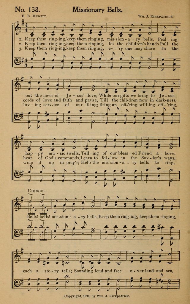 Christian Melodies: the new song book, for church, evangelistic, Sunday-school and Christian endeavor services page 147