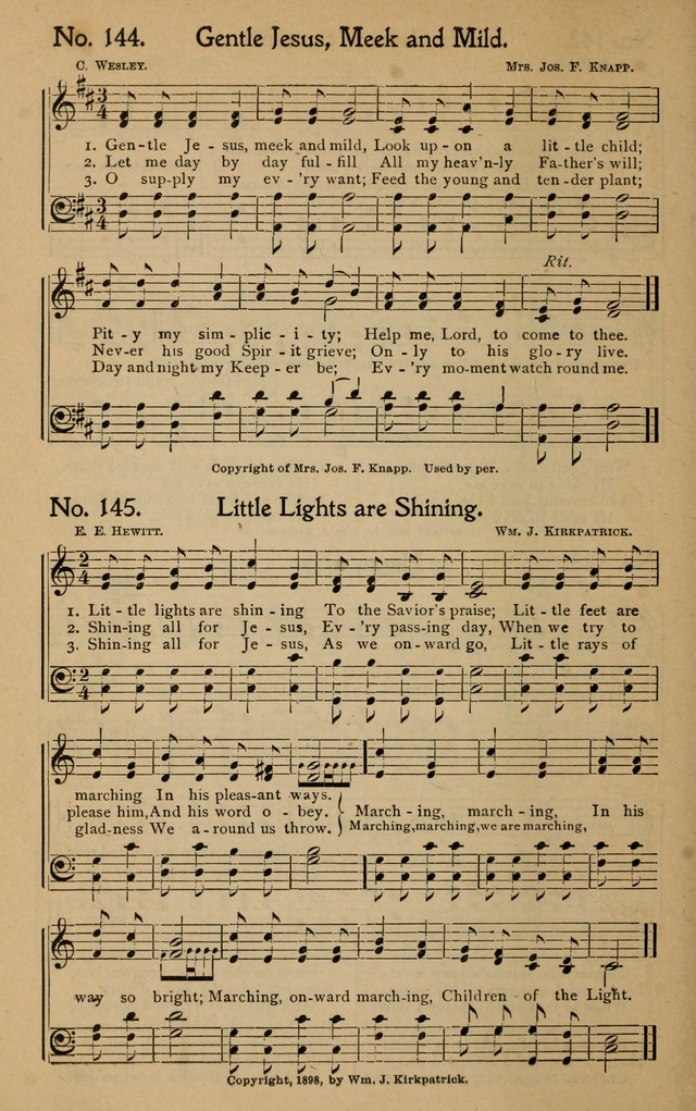 Christian Melodies: the new song book, for church, evangelistic, Sunday-school and Christian endeavor services page 151