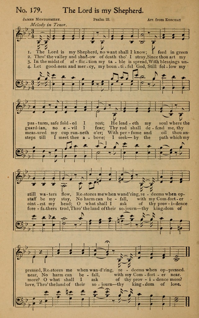 Christian Melodies: the new song book, for church, evangelistic, Sunday-school and Christian endeavor services page 167