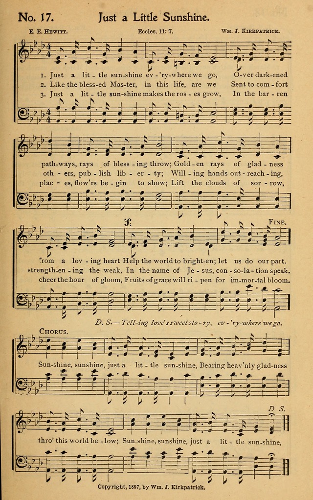 Christian Melodies: the new song book, for church, evangelistic, Sunday-school and Christian endeavor services page 24