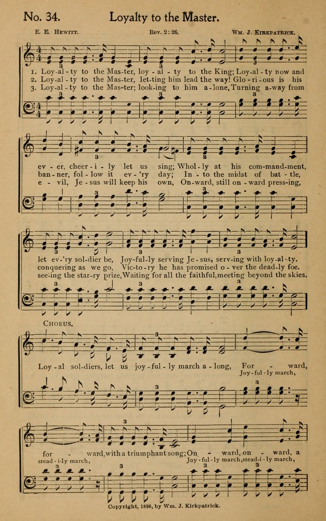 Christian Melodies: the new song book, for church, evangelistic, Sunday-school and Christian endeavor services page 41