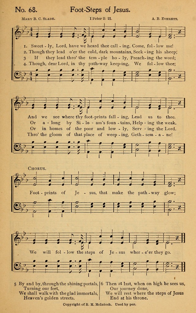 Christian Melodies: the new song book, for church, evangelistic, Sunday-school and Christian endeavor services page 76