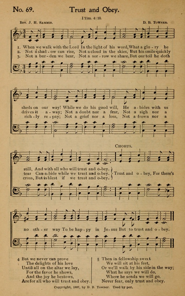 Christian Melodies: the new song book, for church, evangelistic, Sunday-school and Christian endeavor services page 77