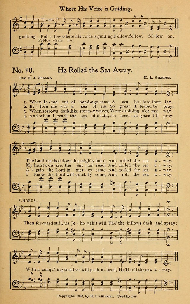 Christian Melodies: the new song book, for church, evangelistic, Sunday-school and Christian endeavor services page 98