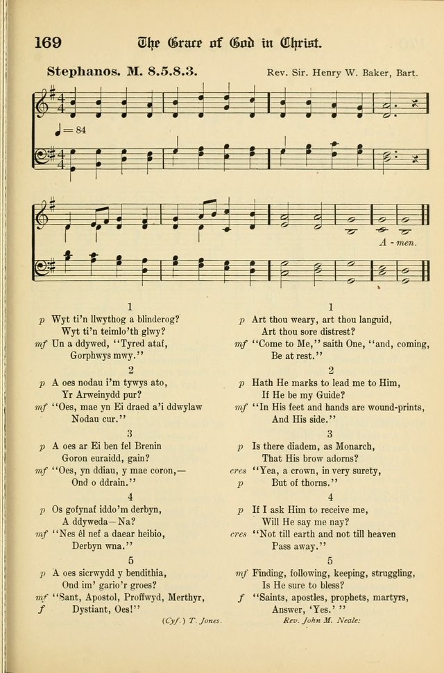 Cân a Mawl: llyfr hymna a thonau Methodistiaid Calfinaidd Unol Dalaethau yr America=Song and Praise: the hymnal of the Calvinistic Methodist Church of the United States of America page 173