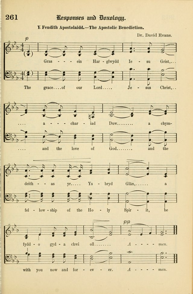 Cân a Mawl: llyfr hymna a thonau Methodistiaid Calfinaidd Unol Dalaethau yr America=Song and Praise: the hymnal of the Calvinistic Methodist Church of the United States of America page 265