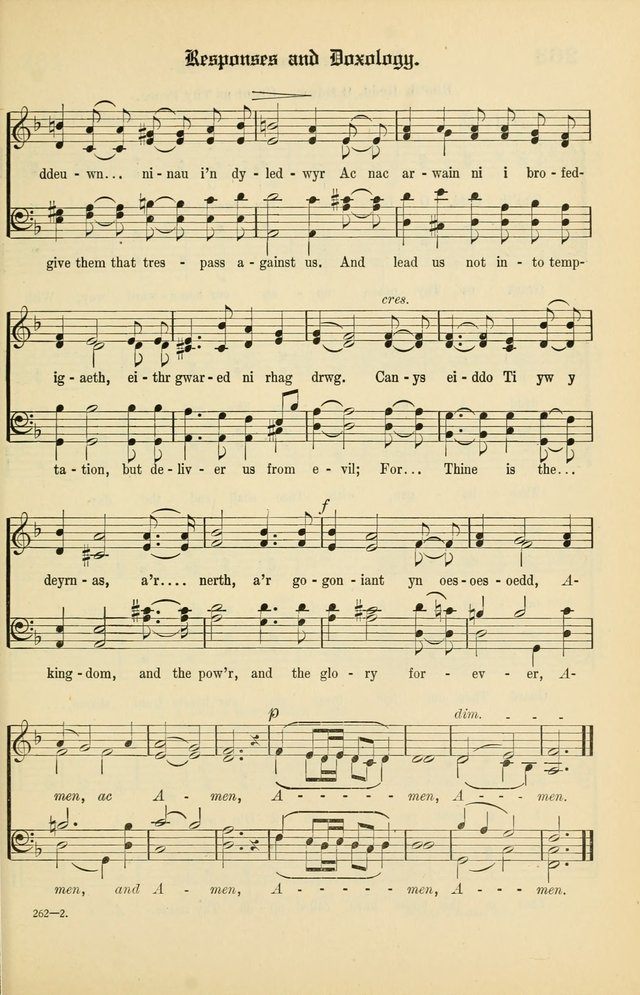 Cân a Mawl: llyfr hymna a thonau Methodistiaid Calfinaidd Unol Dalaethau yr America=Song and Praise: the hymnal of the Calvinistic Methodist Church of the United States of America page 267