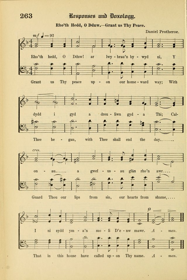 Cân a Mawl: llyfr hymna a thonau Methodistiaid Calfinaidd Unol Dalaethau yr America=Song and Praise: the hymnal of the Calvinistic Methodist Church of the United States of America page 268