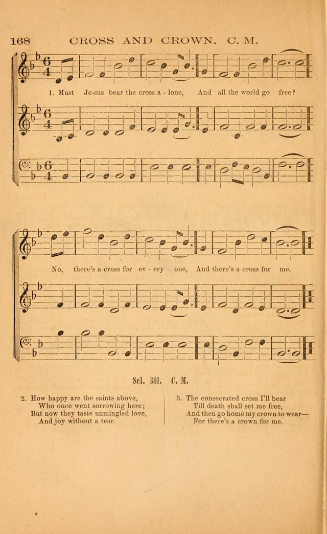 Church music: with selections for the ordinary occasions of public and social worship, from the Psalms and hymns of the Presbyterian Church in the United States of America page 168