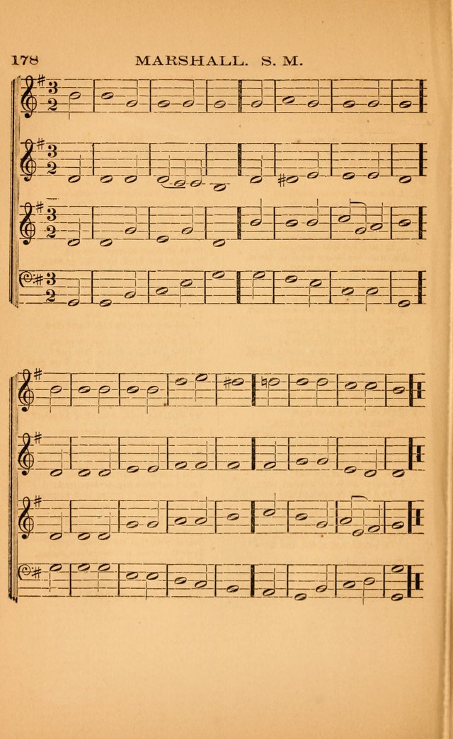 Church music: with selections for the ordinary occasions of public and social worship, from the Psalms and hymns of the Presbyterian Church in the United States of America page 178