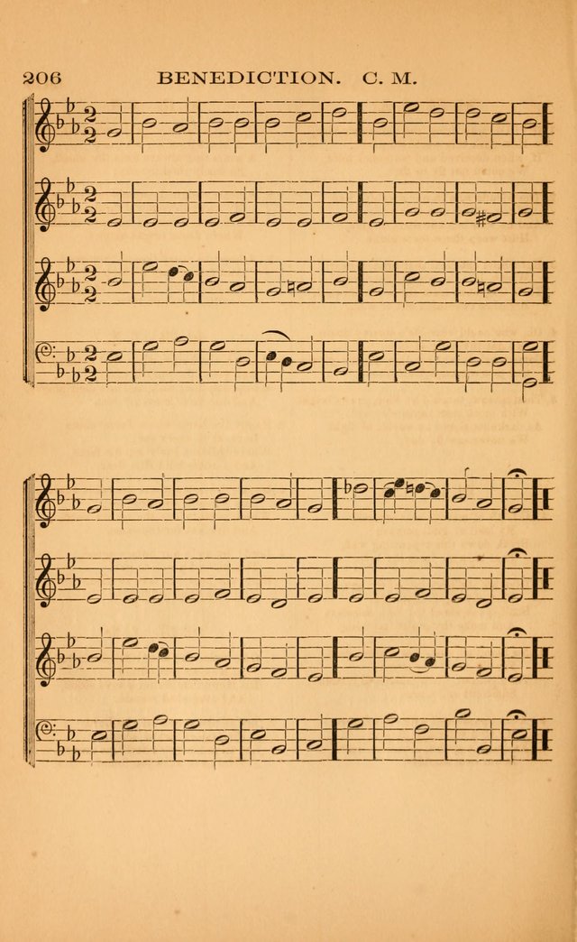 Church music: with selections for the ordinary occasions of public and social worship, from the Psalms and hymns of the Presbyterian Church in the United States of America page 206