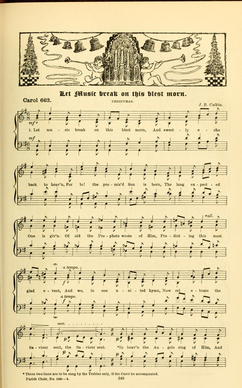 Carols Old and Carols New: for use at Christmas and other seasons of the Christian year page 557