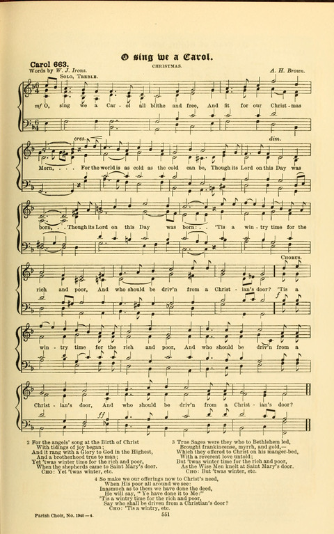 Carols Old and Carols New: for use at Christmas and other seasons of the Christian year page 559