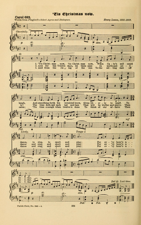 Carols Old and Carols New: for use at Christmas and other seasons of the Christian year page 574