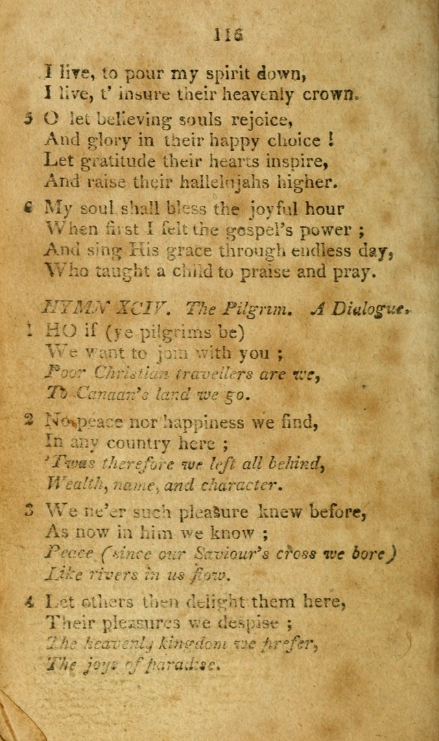 A Collection of original and select hymns and spiritual songs: for the use of Christian societies page 123