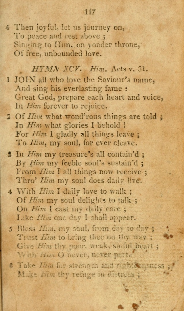 A Collection of original and select hymns and spiritual songs: for the use of Christian societies page 124