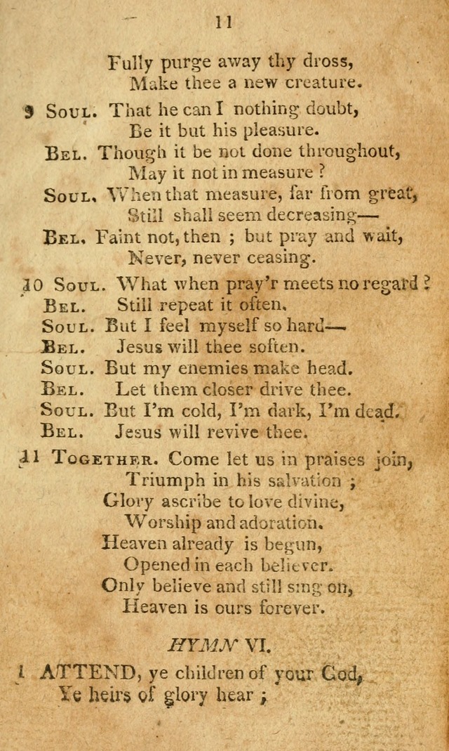 A Collection of original and select hymns and spiritual songs: for the use of Christian societies page 16