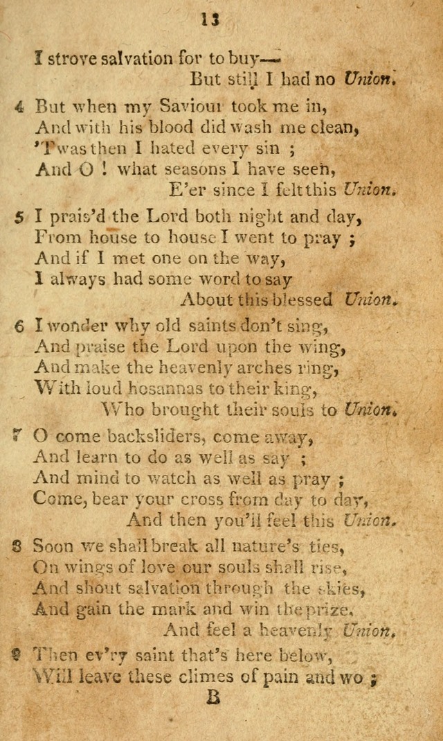 A Collection of original and select hymns and spiritual songs: for the use of Christian societies page 18