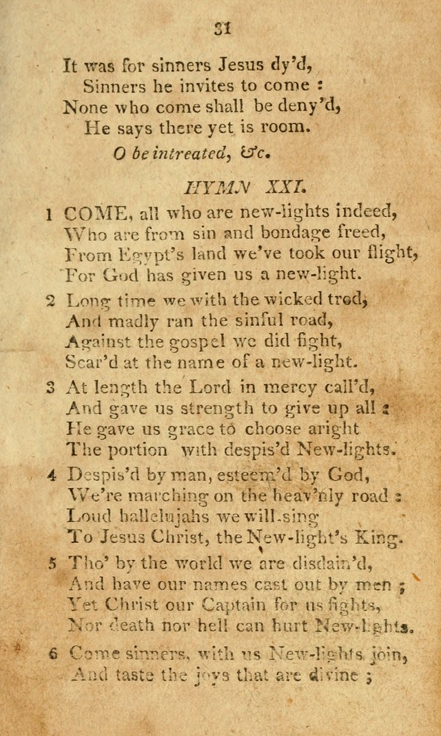 A Collection of original and select hymns and spiritual songs: for the use of Christian societies page 36