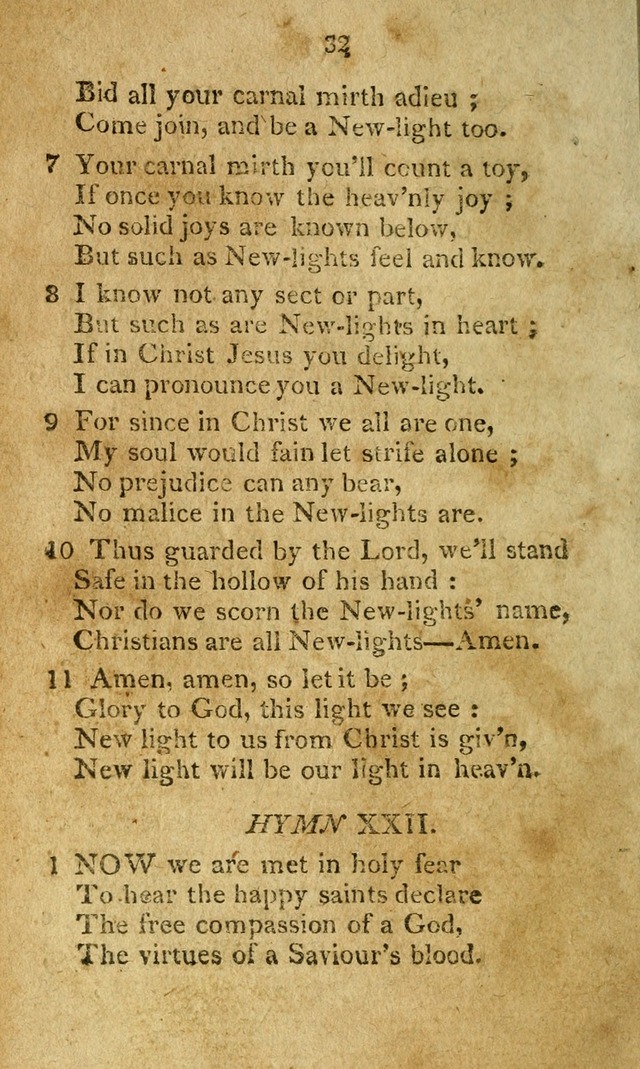 A Collection of original and select hymns and spiritual songs: for the use of Christian societies page 37