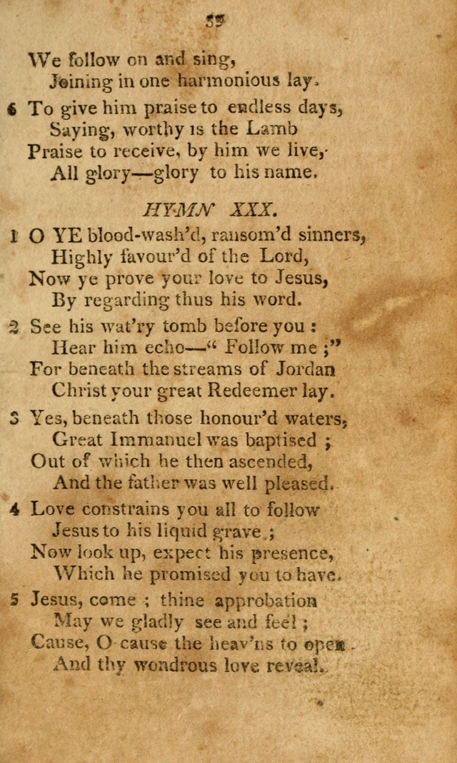 A Collection of original and select hymns and spiritual songs: for the use of Christian societies page 44