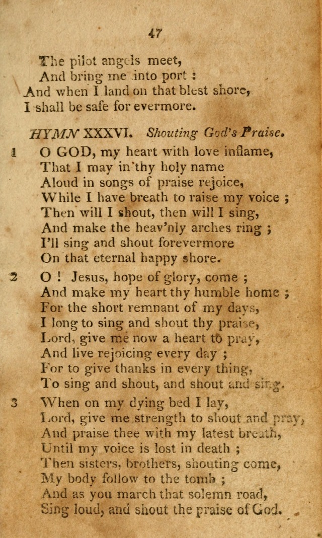 A Collection of original and select hymns and spiritual songs: for the use of Christian societies page 52