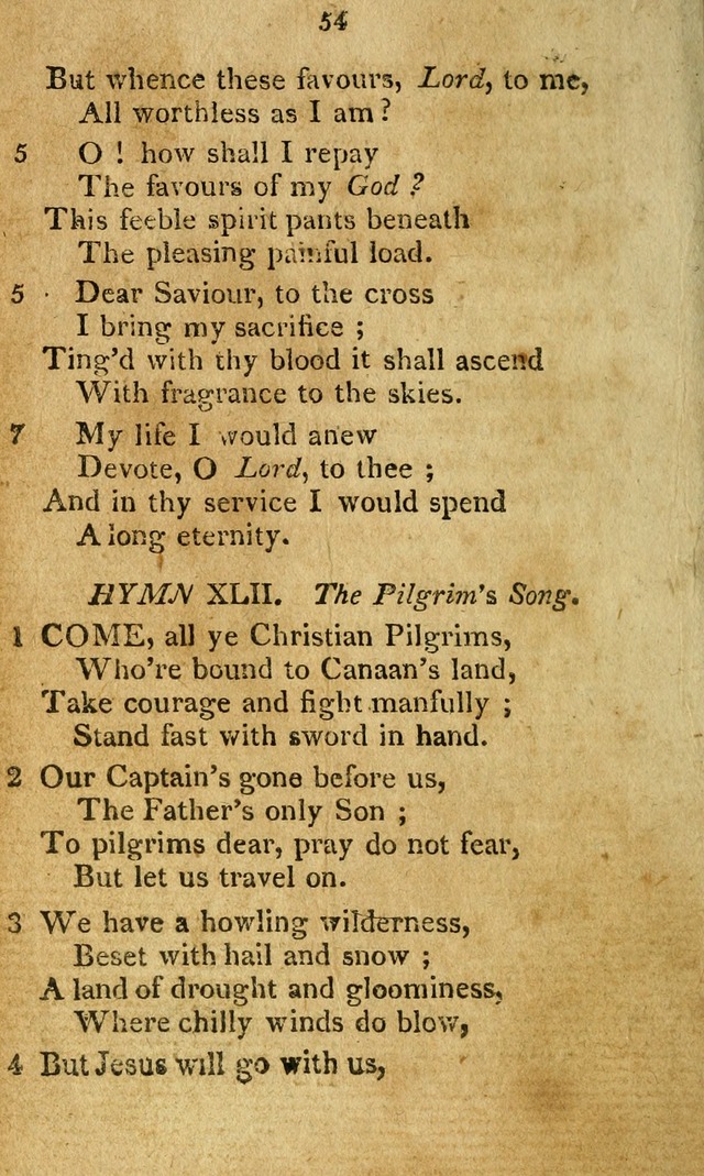 A Collection of original and select hymns and spiritual songs: for the use of Christian societies page 59