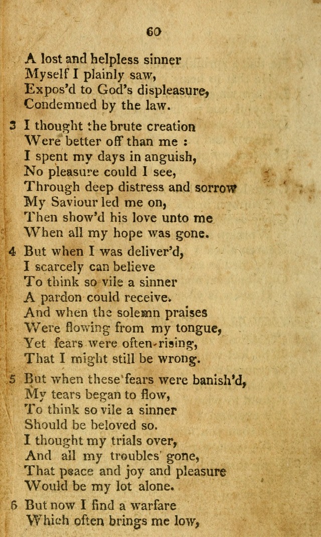 A Collection of original and select hymns and spiritual songs: for the use of Christian societies page 65