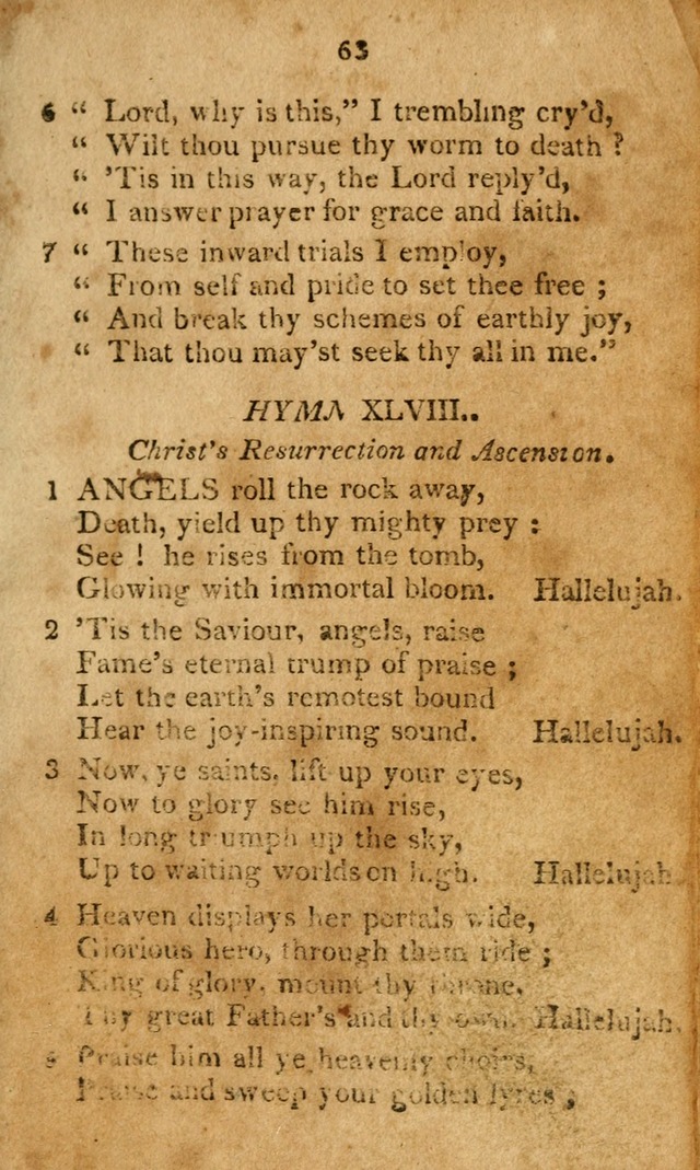 A Collection of original and select hymns and spiritual songs: for the use of Christian societies page 68