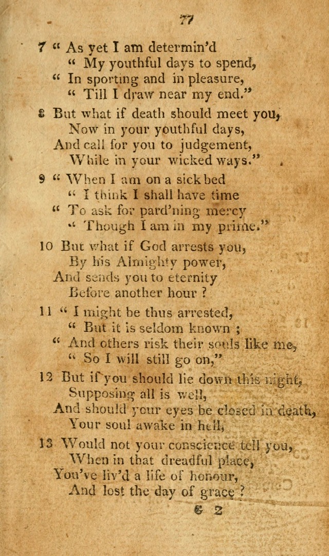 A Collection of original and select hymns and spiritual songs: for the use of Christian societies page 82