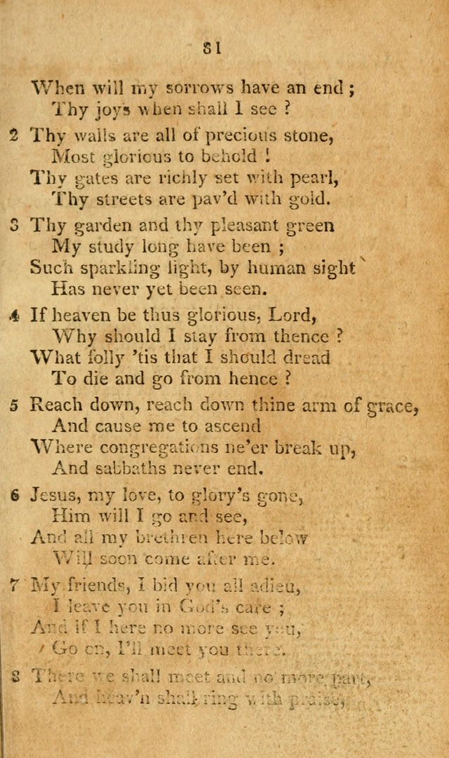 A Collection of original and select hymns and spiritual songs: for the use of Christian societies page 86