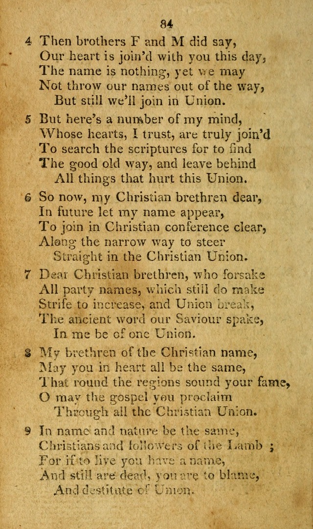 A Collection of original and select hymns and spiritual songs: for the use of Christian societies page 89