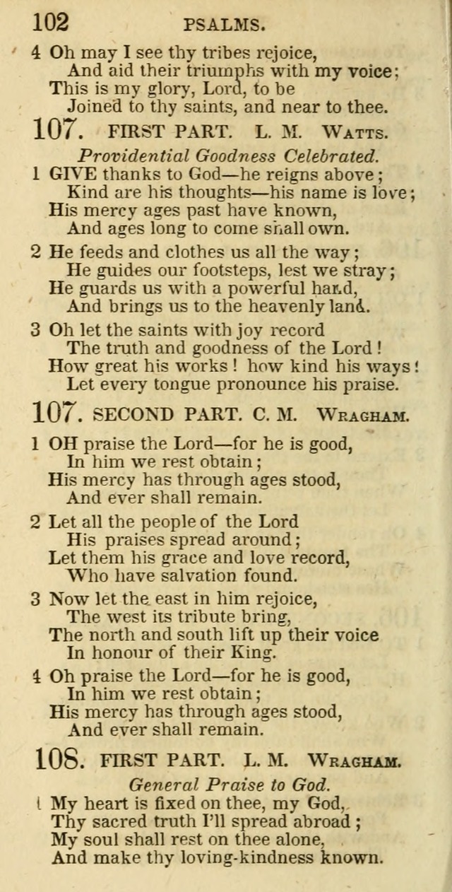 The Christian Psalmist: being a collection of psalms, hymns, and spiritual songs compiled from the most approved authors, and designed as a standard hymn book for public and social worship page 102