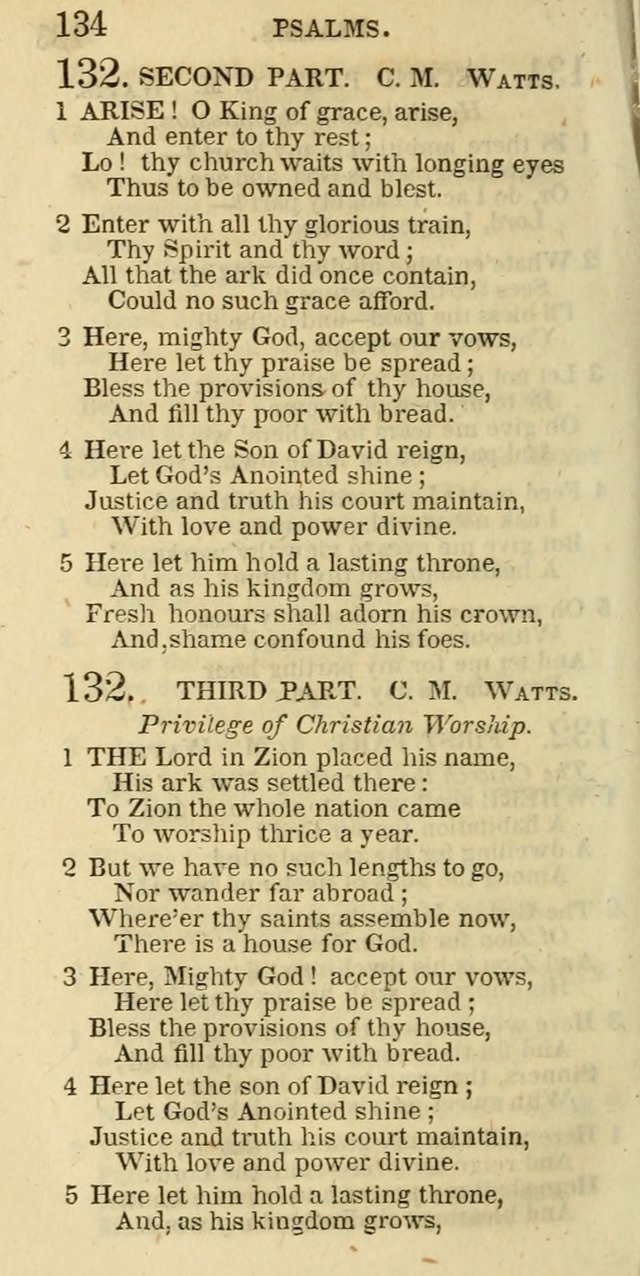 The Christian Psalmist: being a collection of psalms, hymns, and spiritual songs compiled from the most approved authors, and designed as a standard hymn book for public and social worship page 134