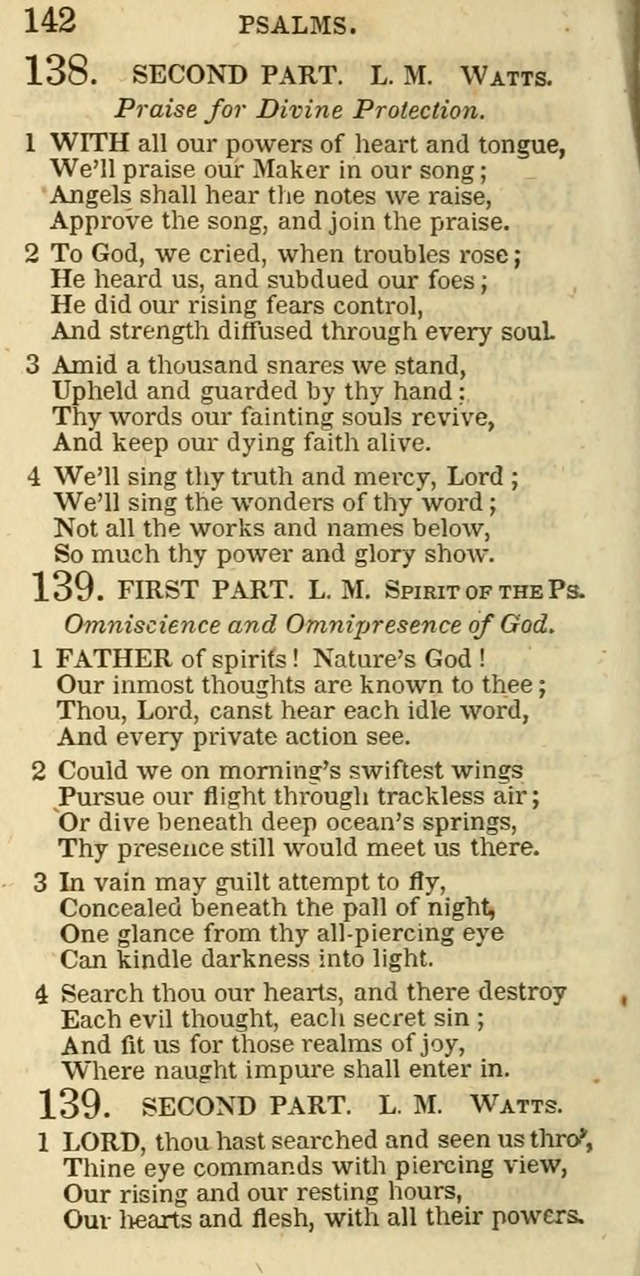 The Christian Psalmist: being a collection of psalms, hymns, and spiritual songs compiled from the most approved authors, and designed as a standard hymn book for public and social worship page 142