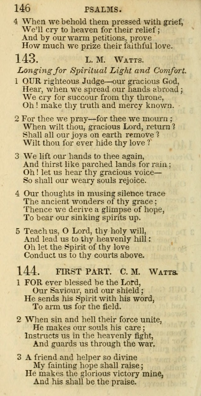 The Christian Psalmist: being a collection of psalms, hymns, and spiritual songs compiled from the most approved authors, and designed as a standard hymn book for public and social worship page 146