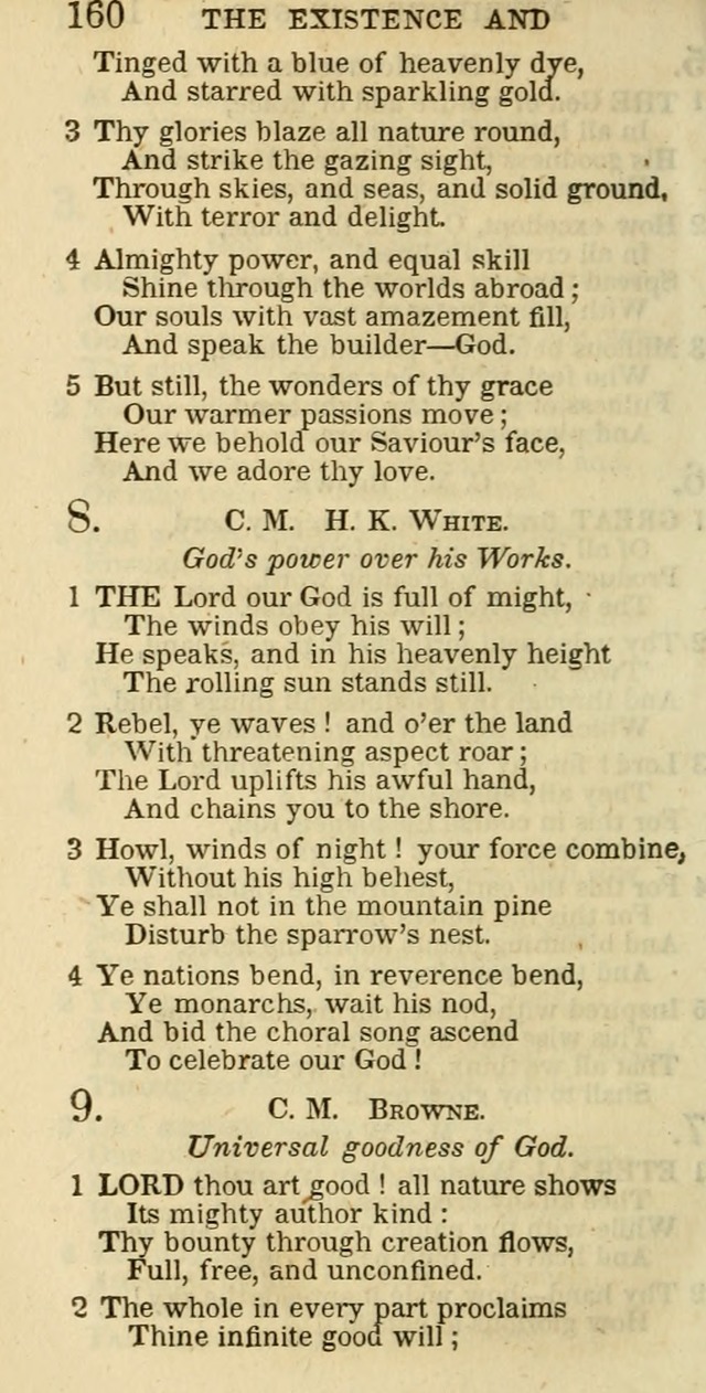 The Christian Psalmist: being a collection of psalms, hymns, and spiritual songs compiled from the most approved authors, and designed as a standard hymn book for public and social worship page 160