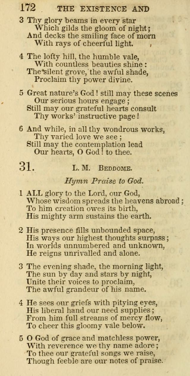 The Christian Psalmist: being a collection of psalms, hymns, and spiritual songs compiled from the most approved authors, and designed as a standard hymn book for public and social worship page 172