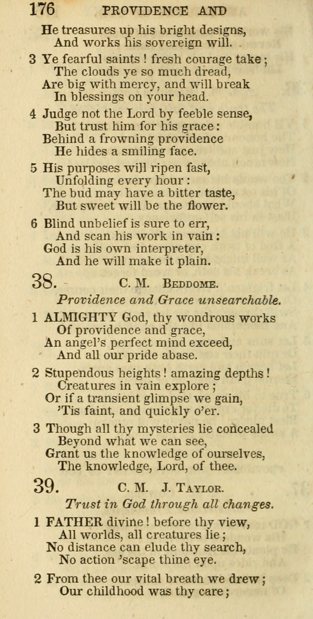 The Christian Psalmist: being a collection of psalms, hymns, and spiritual songs compiled from the most approved authors, and designed as a standard hymn book for public and social worship page 176