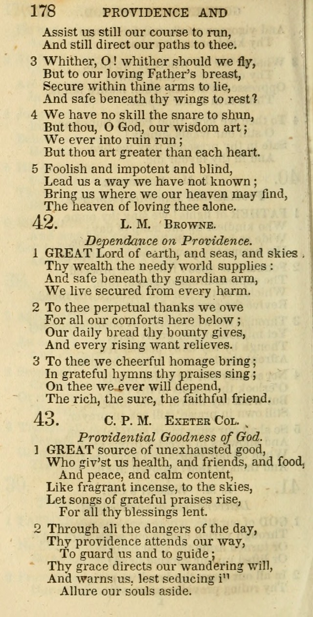 The Christian Psalmist: being a collection of psalms, hymns, and spiritual songs compiled from the most approved authors, and designed as a standard hymn book for public and social worship page 178