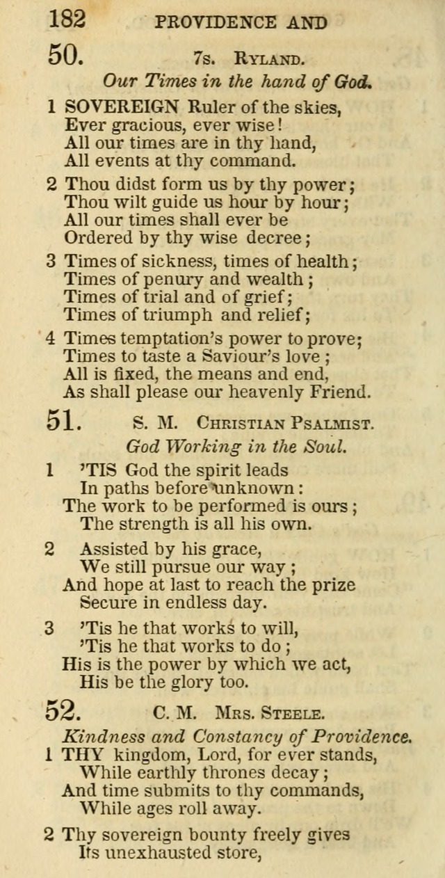 The Christian Psalmist: being a collection of psalms, hymns, and spiritual songs compiled from the most approved authors, and designed as a standard hymn book for public and social worship page 182