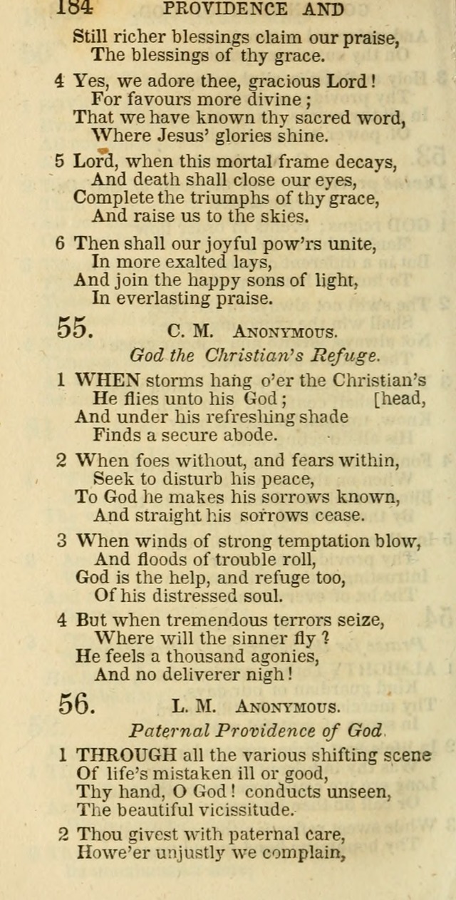 The Christian Psalmist: being a collection of psalms, hymns, and spiritual songs compiled from the most approved authors, and designed as a standard hymn book for public and social worship page 184