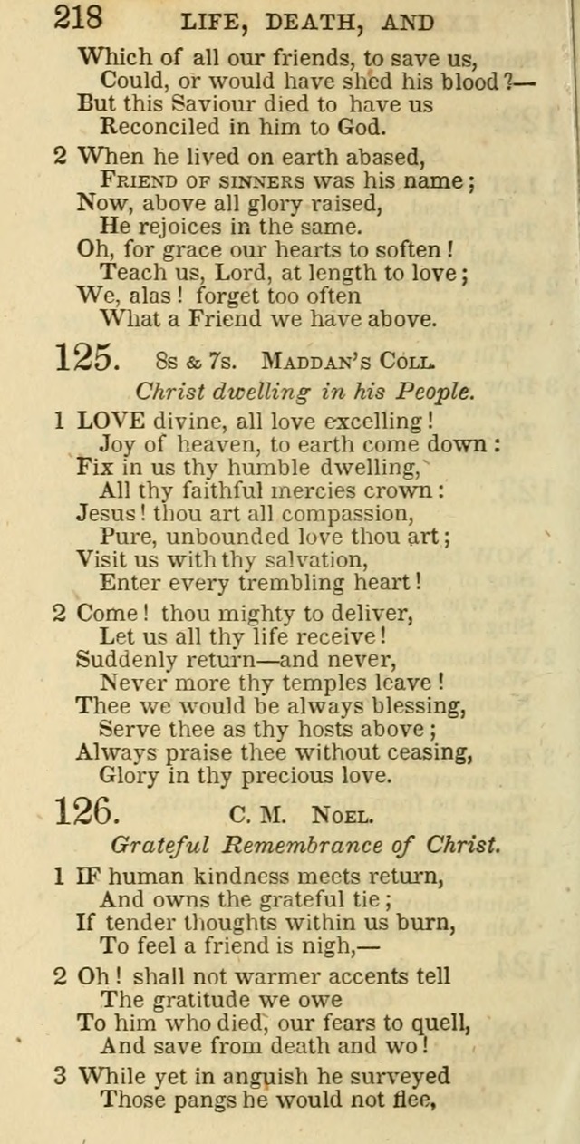 The Christian Psalmist: being a collection of psalms, hymns, and spiritual songs compiled from the most approved authors, and designed as a standard hymn book for public and social worship page 218